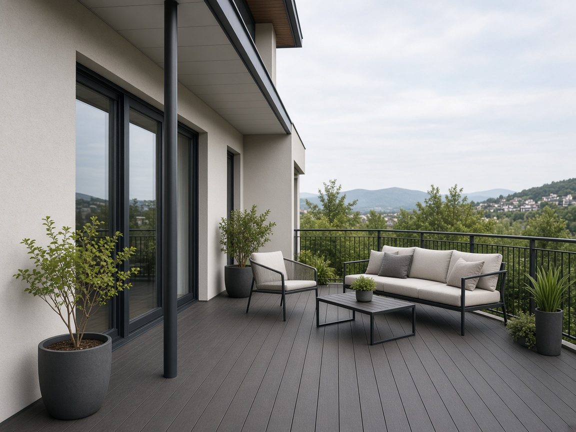 Waterproofed terrace and outdoor living area